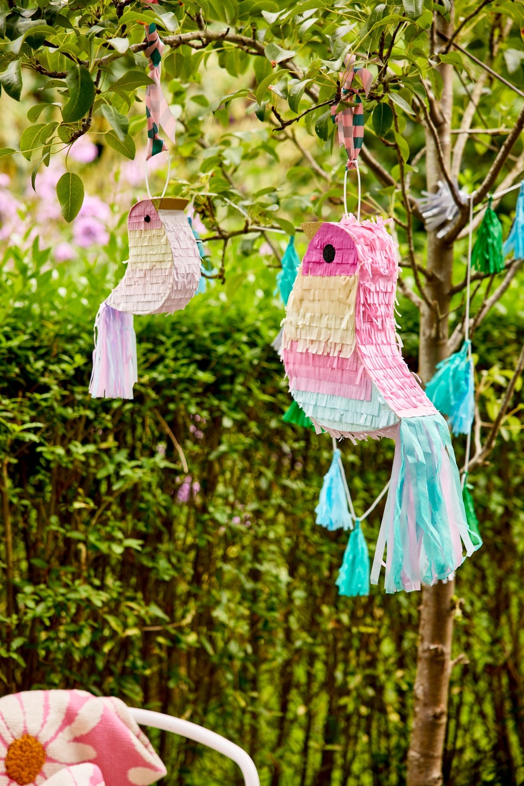 RICE Pinata Bird farbenfroh groß