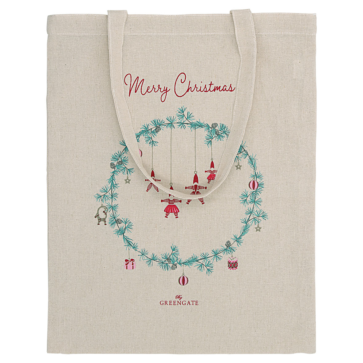 Greengate Baumwolltasche Juana sand print Cotton bag