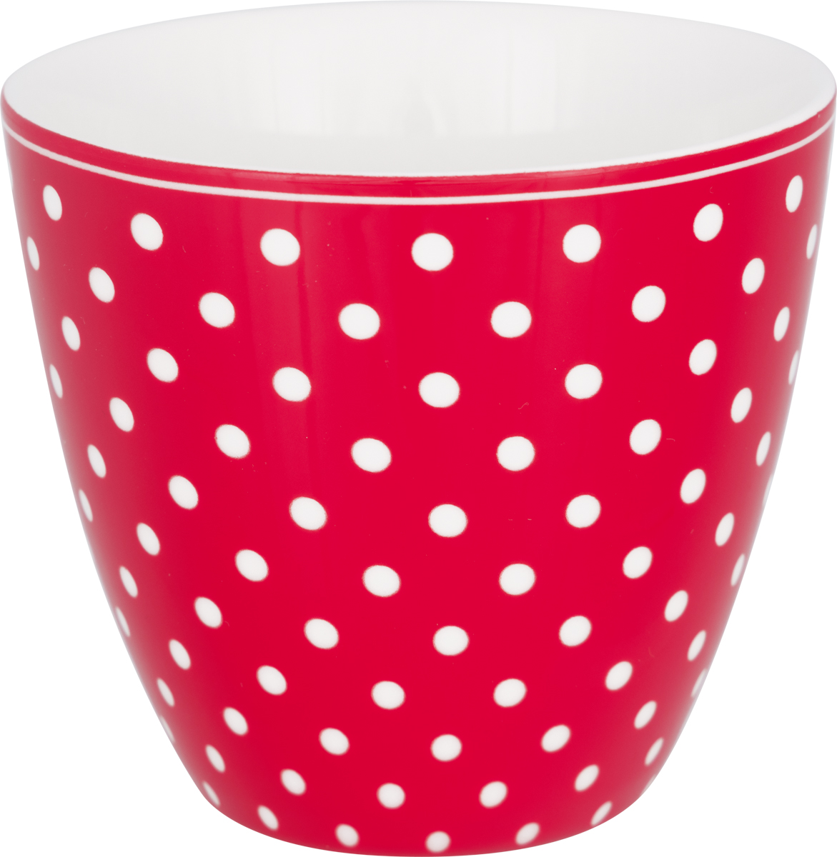Greengate Lattecup Dotty red