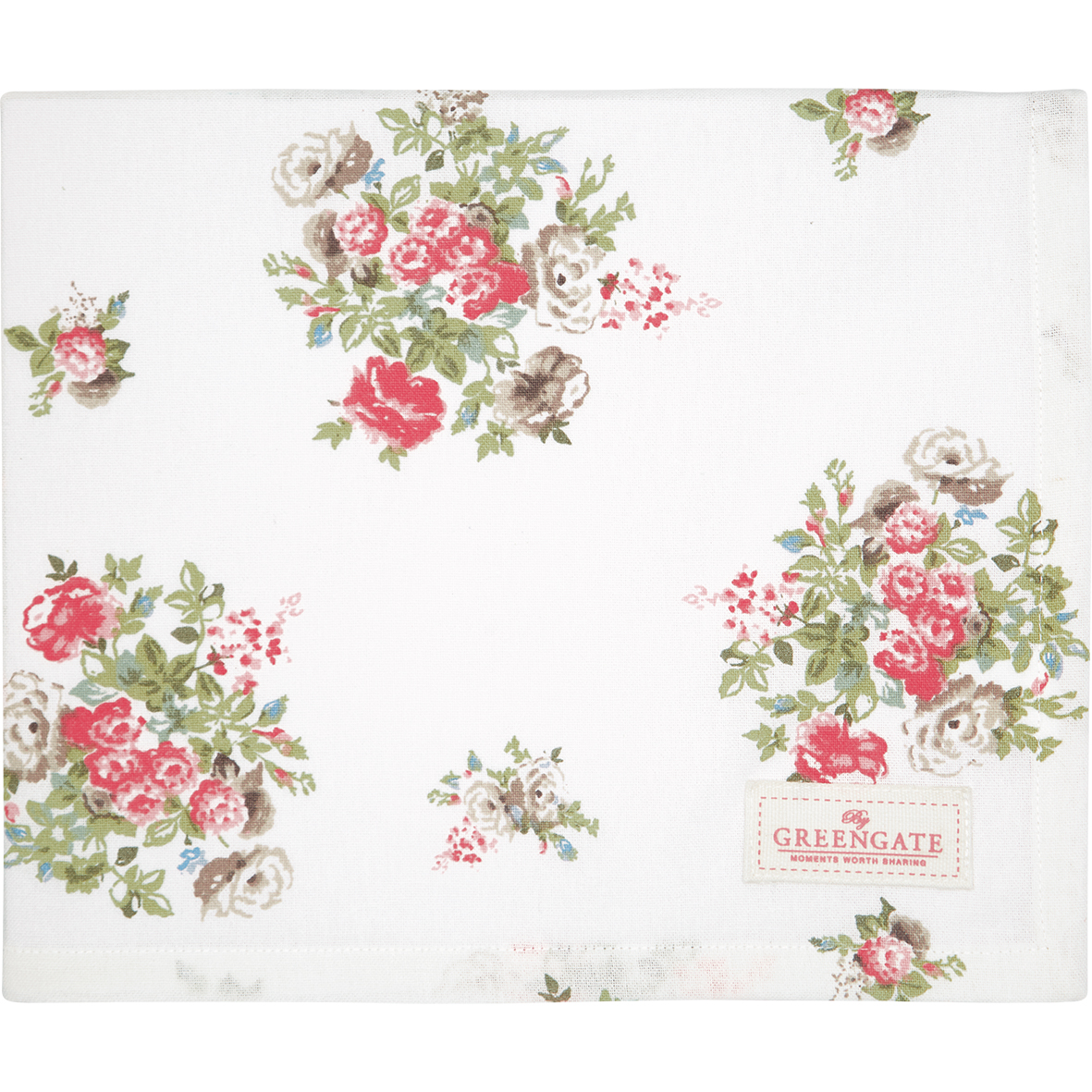 Greengate Tischdecke Petricia white 1,0mx1,0m Limitierte Kollektion