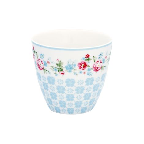Greengate Lattecup Edie pale blue Trinkbecher ohne Henkel