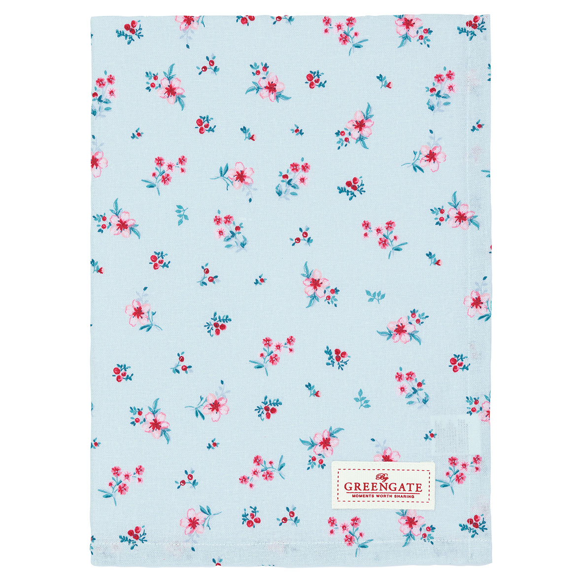 Greengate Geschirrtuch Sila pale blue