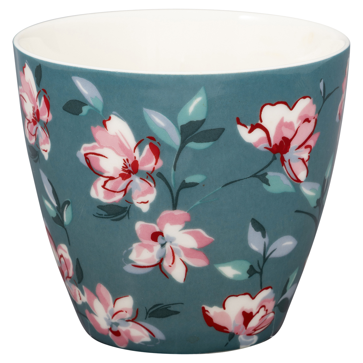 Greengate Lattecup Clair dusty green Trinkbecher ohne Henkel 