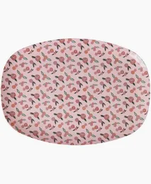 RICE Melamin Platte/Teller A rose is a rose rechteckig melamin rectangular plate