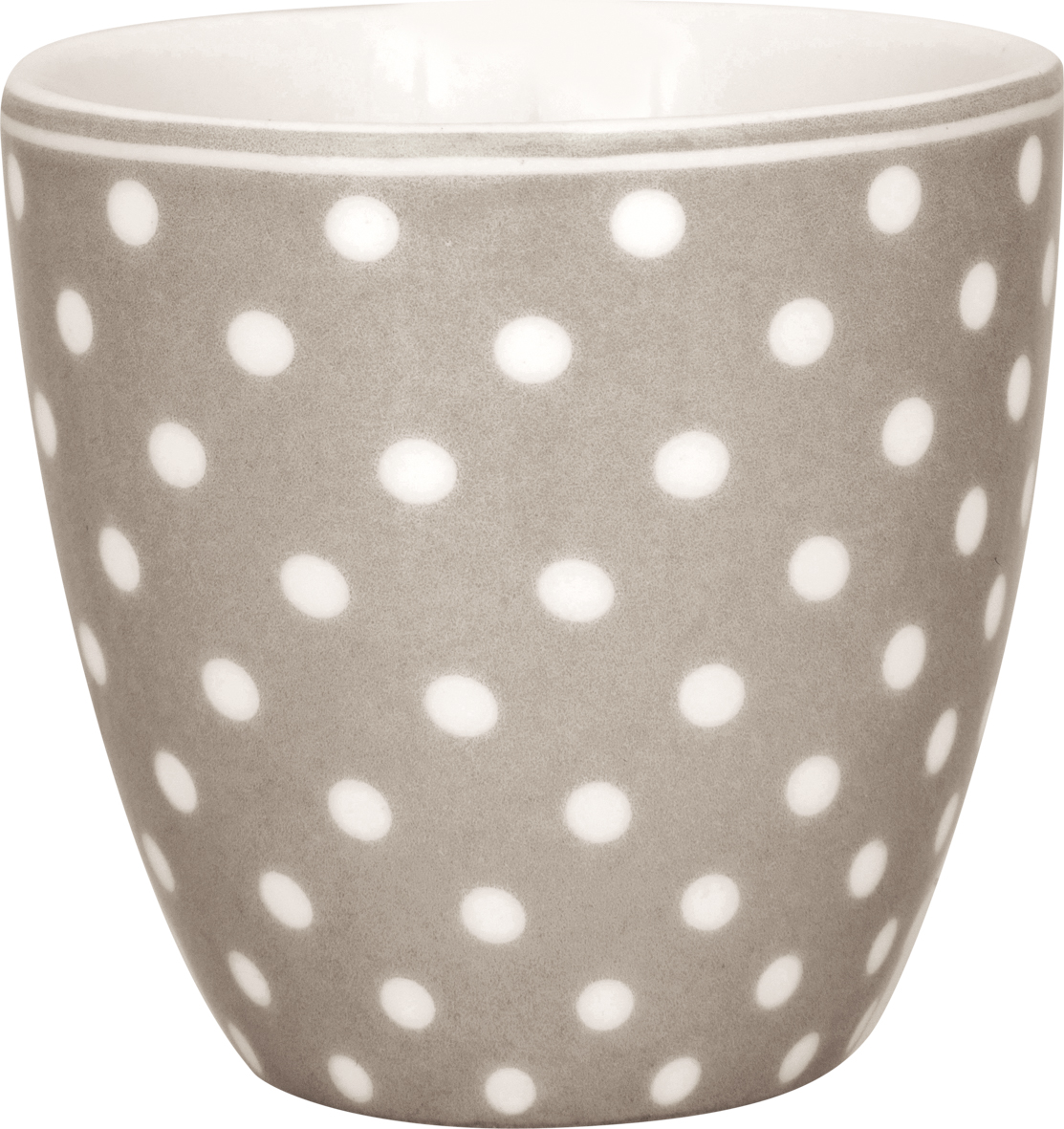 Greengate Minilattecup Dotty beige Espressotasse