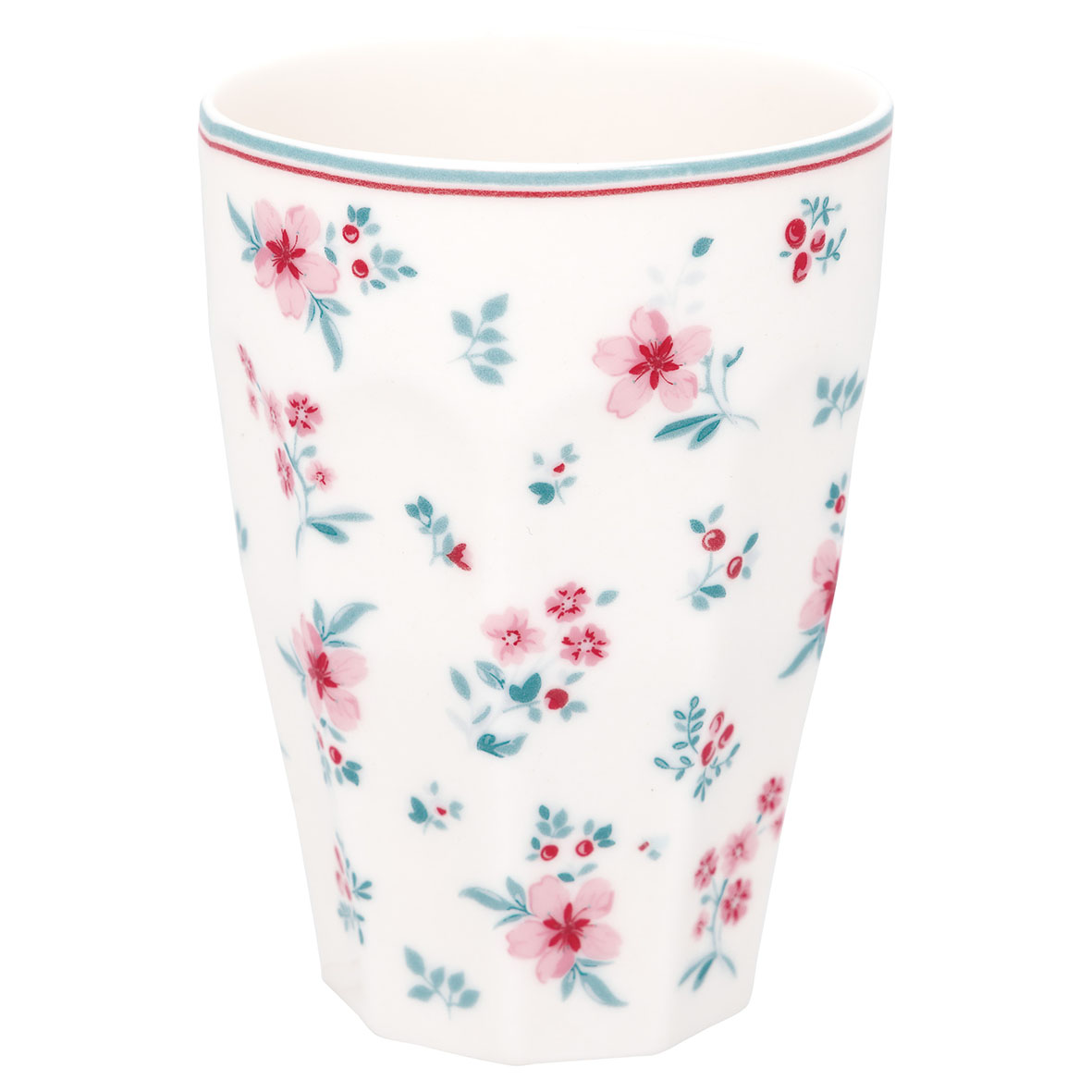 Greengate French Latte Sila white hoher Becher