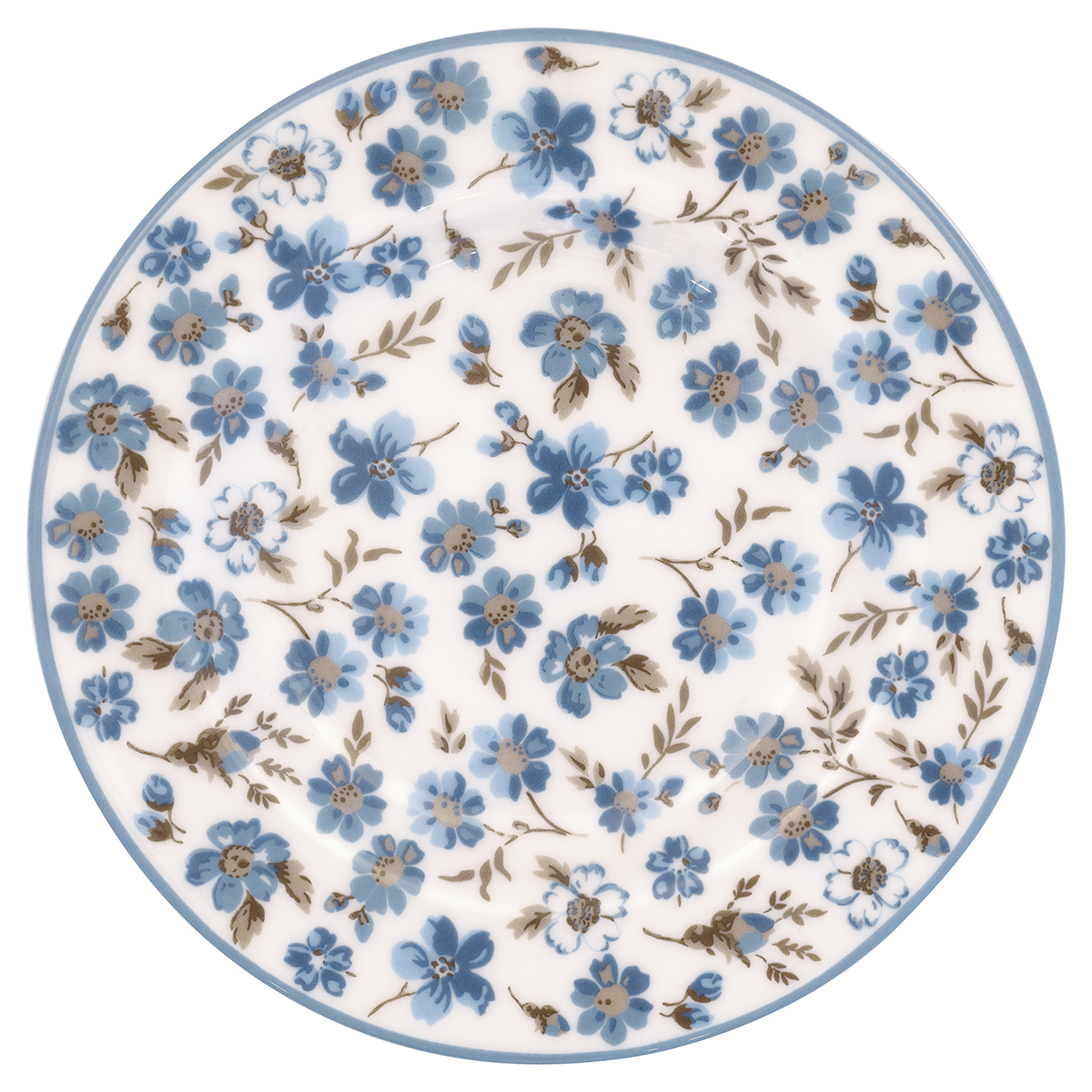 Greengate Tellerchen Marie petit dusty blue small plate Beilagenteller/Unterteller