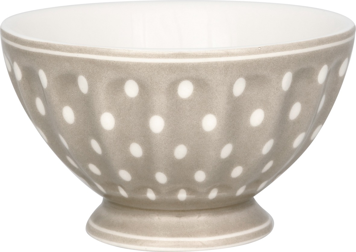Greengate French bowl Dotty beige medium  Schüssel
