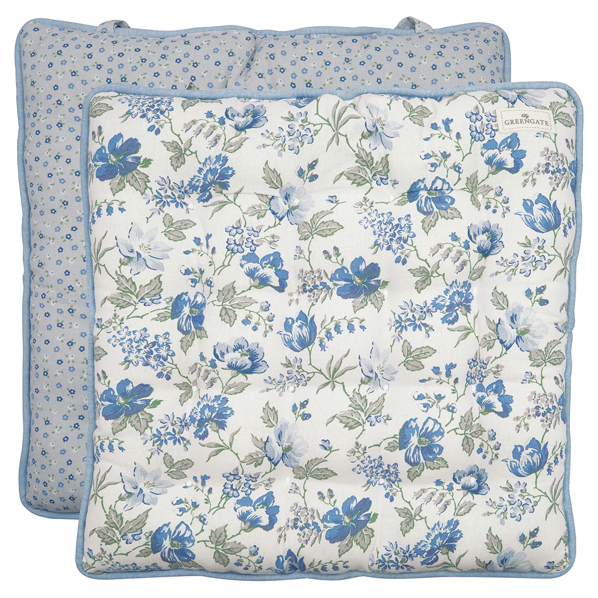 Greengate Sitzkissen Donna blue 40x40 cm