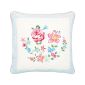 Greengate Kissenbezug Columbine white  with embroidery mit Stickerei 40 x 40 cm