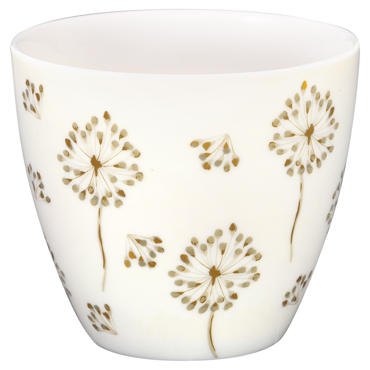 Greengate Lattecup Laryn grey Trinkbecher ohne Henkel