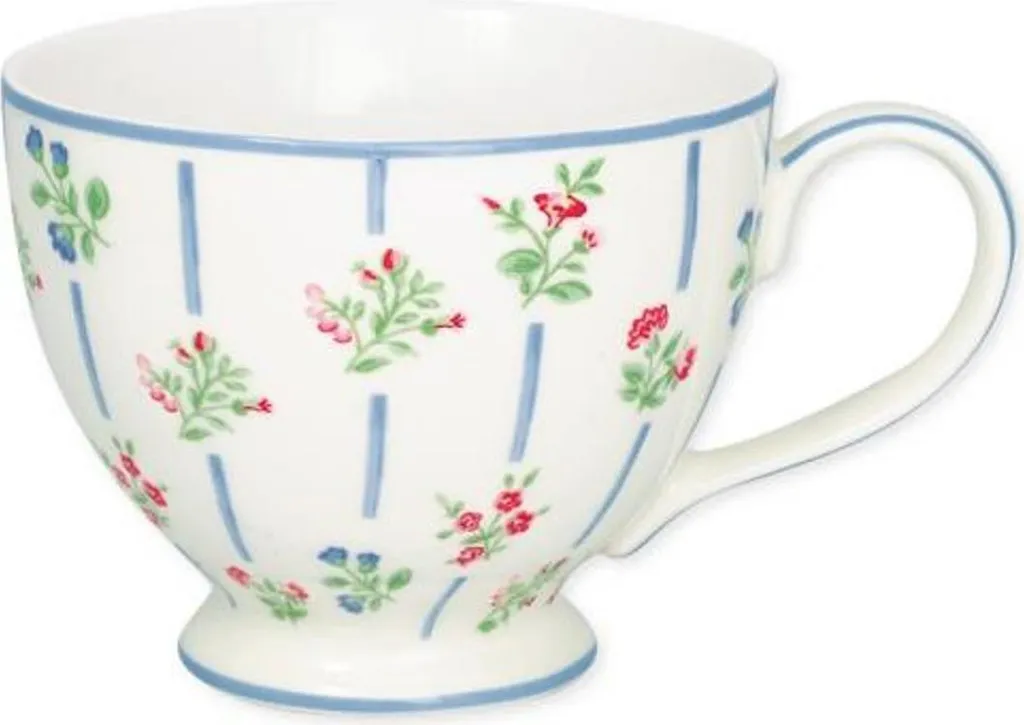 Greengate Teacup Hannah white Becher