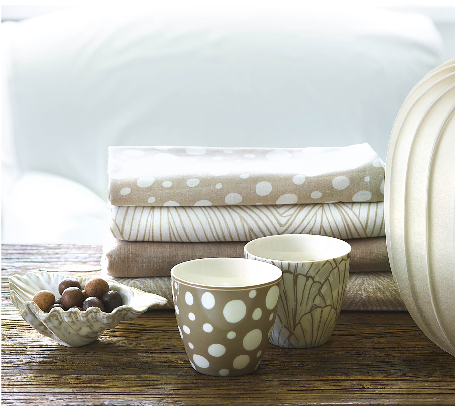 Greengate Lattecup  Neva beige Trinkbecher ohne Henkel