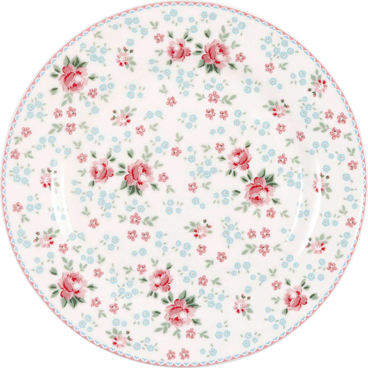 Greengate Frühstücksteller Mille white