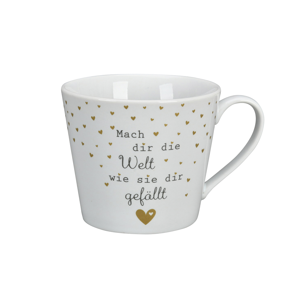 Krasilnikoff Happy Cup Happy camper Trinkbecher mit Henkel
