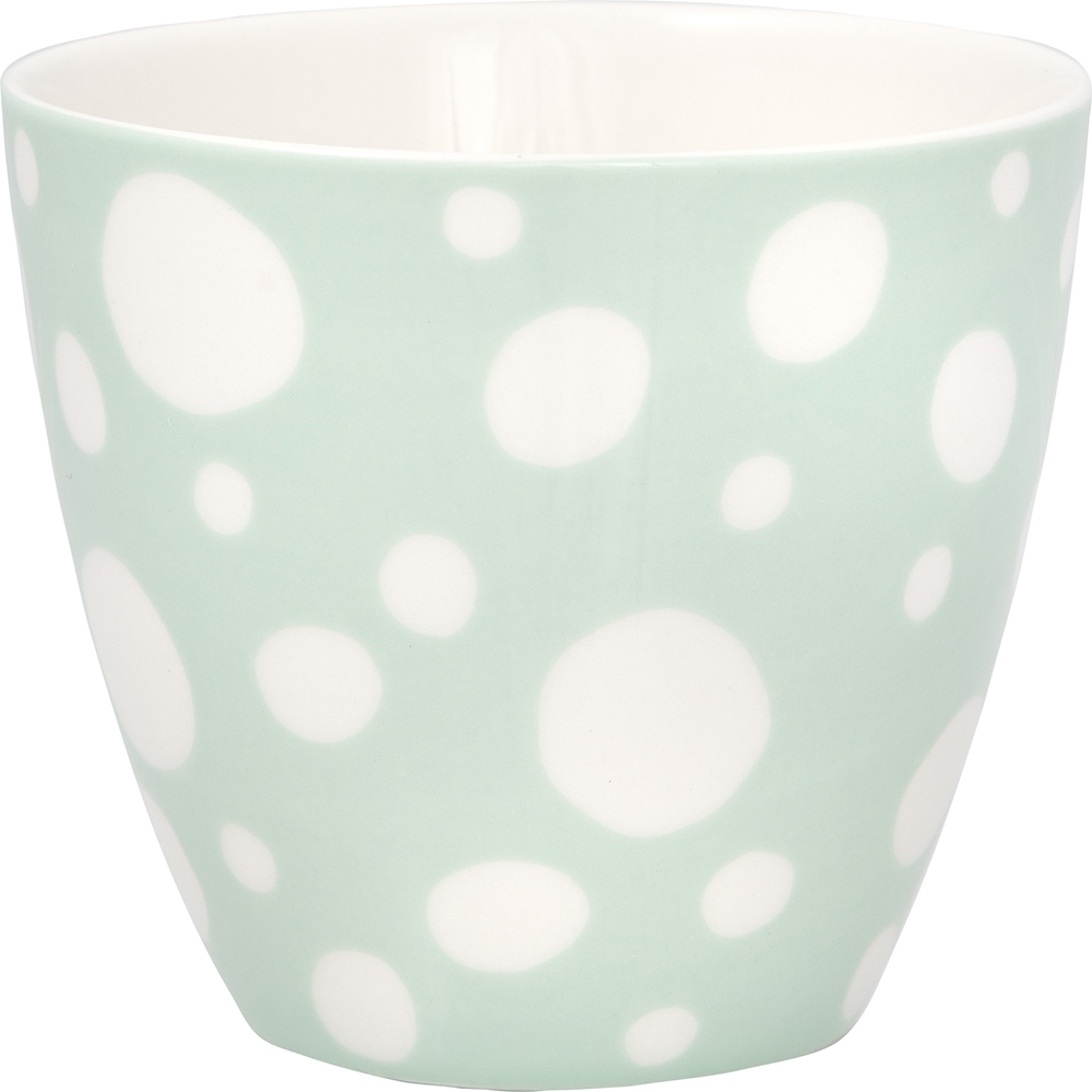 Greengate Lattecup Neva mint Trinkbecher ohne Henkel limitierte Kollektion FS2024