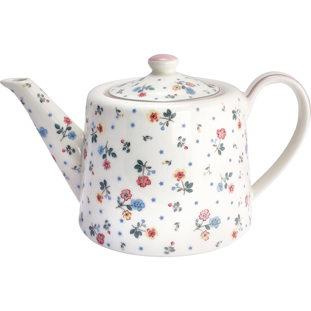 Greengate Tee/Kaffeekanne Adelena white