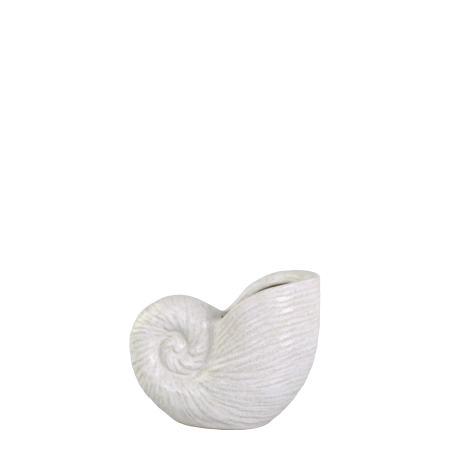 Chic Antique Vase Muschel antique creme klein