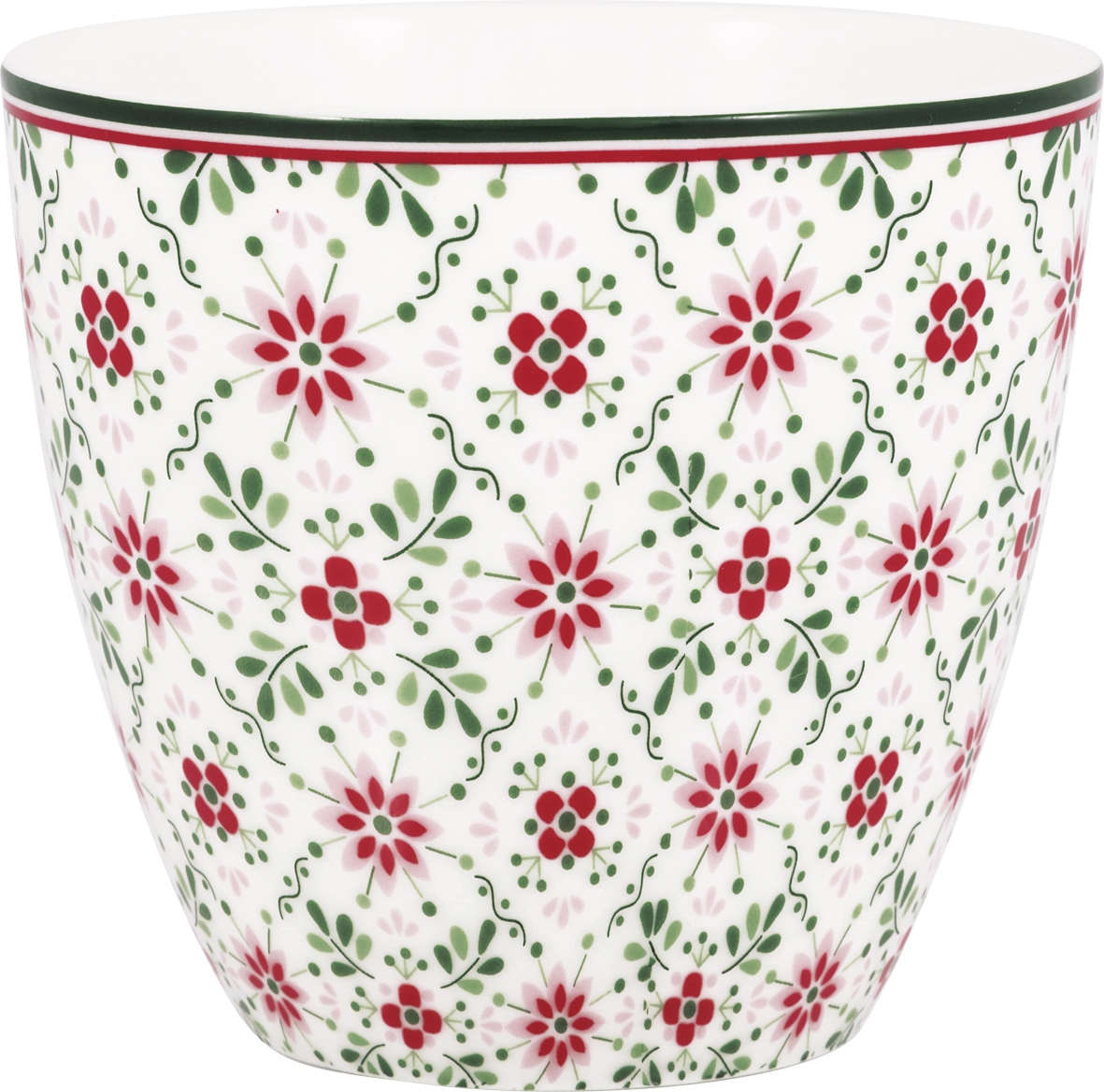 Greengate Lattecup Nenne white Becher ohne Henkel
