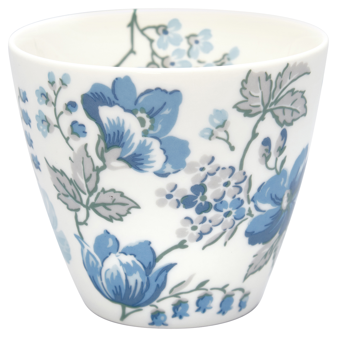 Greengate Lattecup Donna blue Trinkbecher ohne Henkel