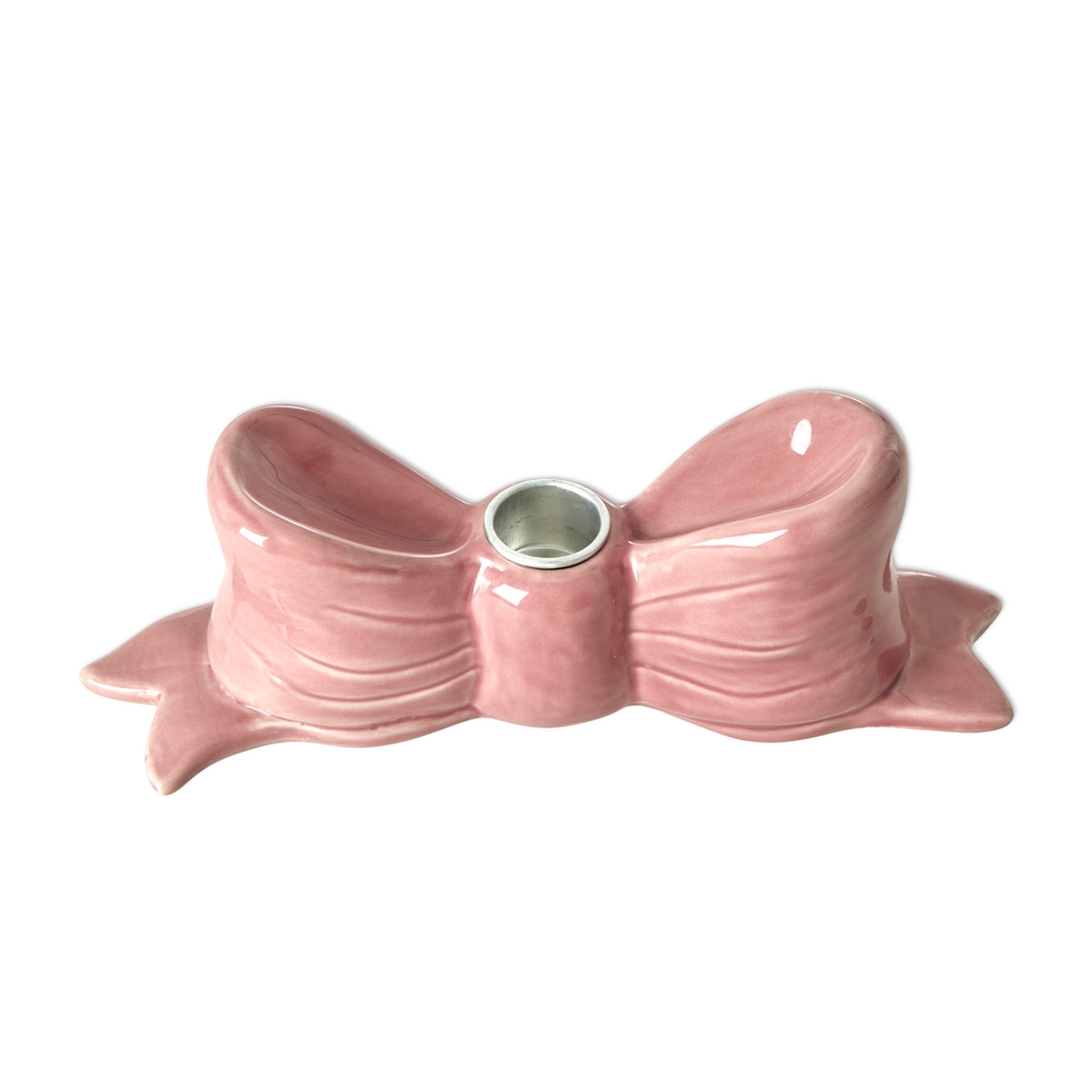 RICE Kerzenhalter Bow im Schleifendesign groß