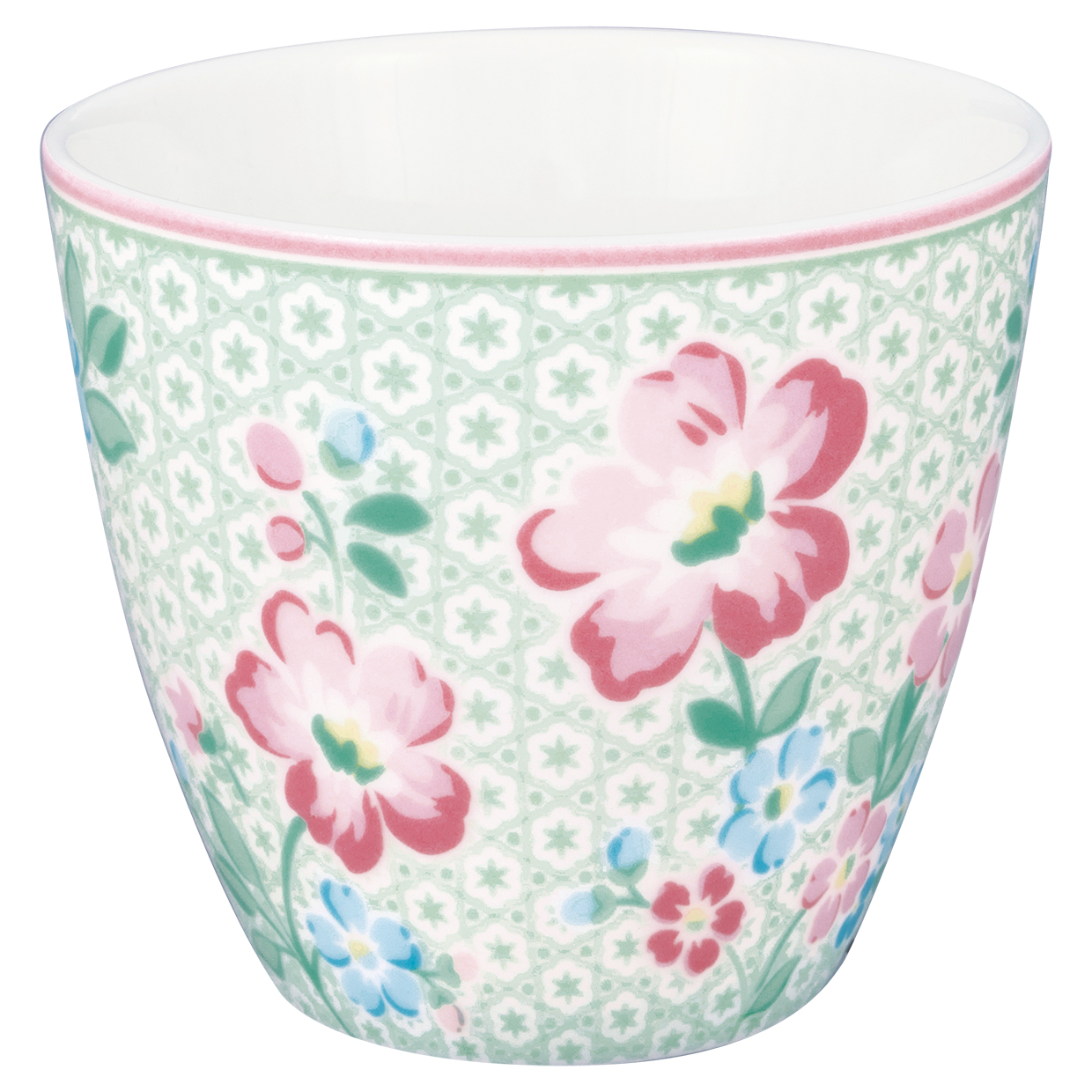 Greengate Lattecup Athea mint Trinkbecher ohne Henkel
