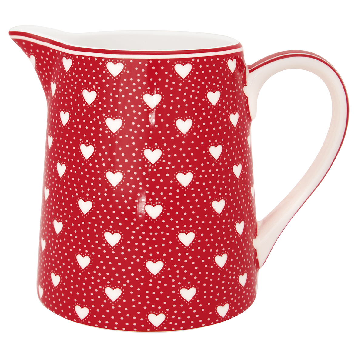 Greengate Milchkrug Penny red 0,5l