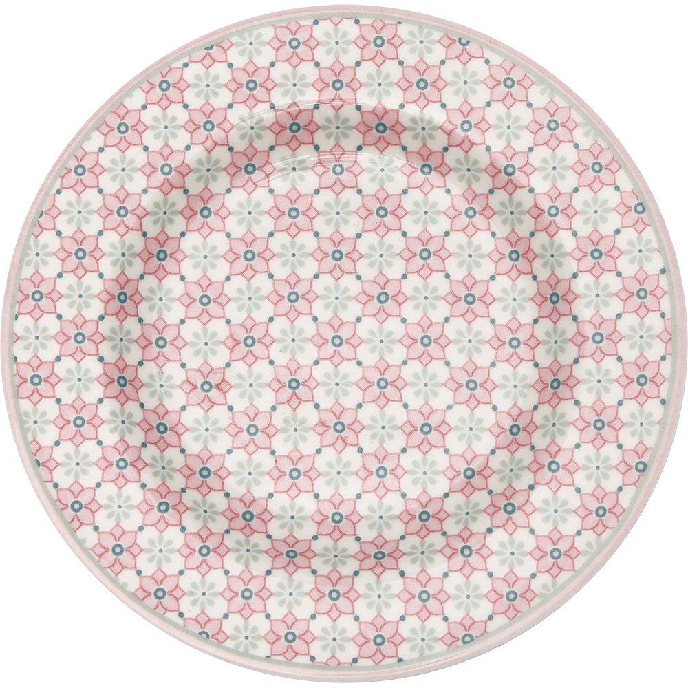 Greengate kleiner Teller Gwen pale pink  Small plate