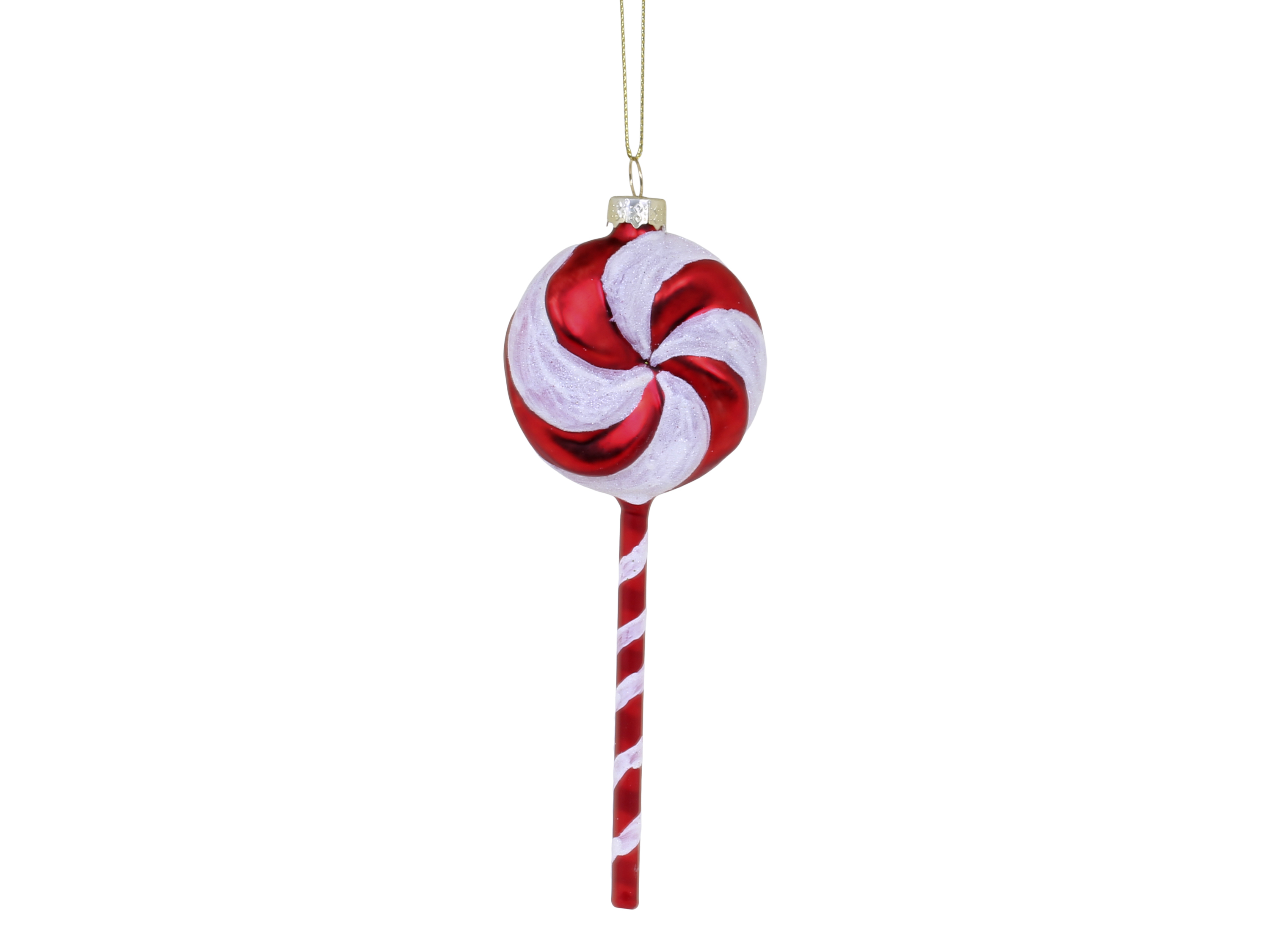 Chic Antique Weihnachtsbaumanhänger Lolli antique cherry Glas