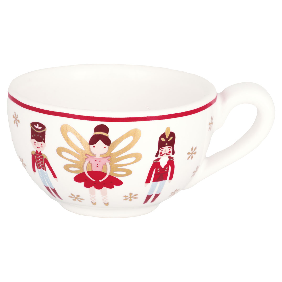 Greengate Tasse Xmas gold mix Set  4 pieces assorted cups