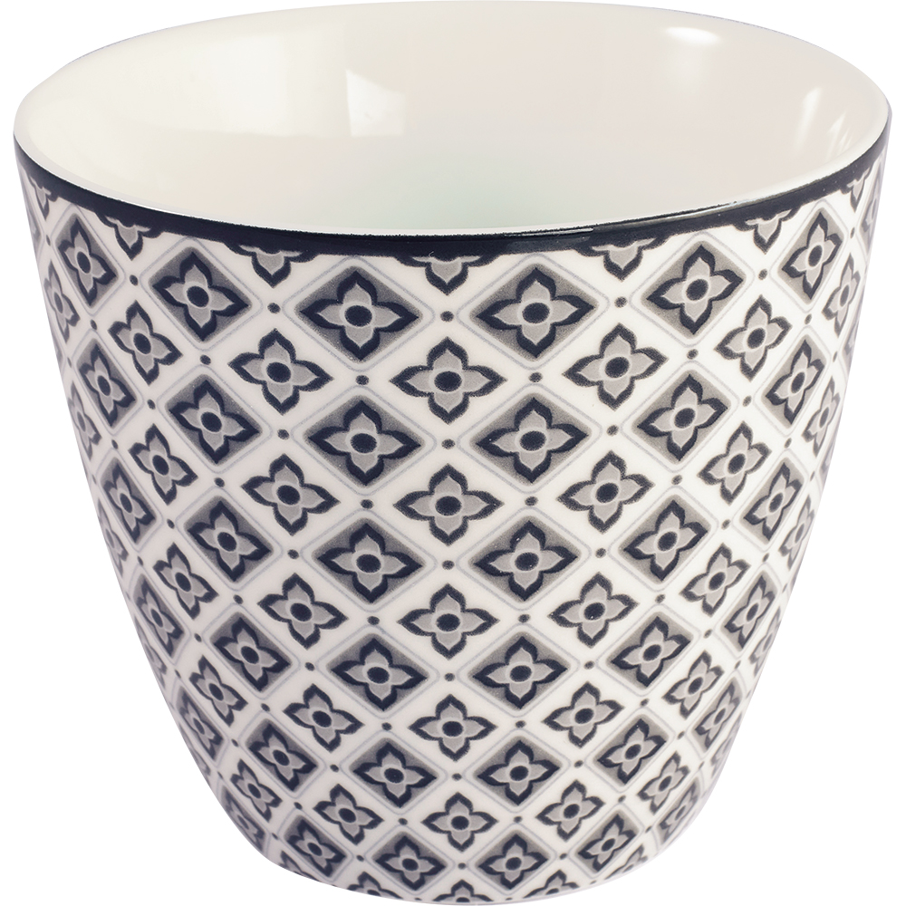Greengate Lattecup Velma grey Trinkbecher ohne Henkel