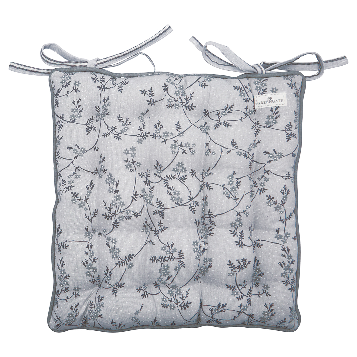 Greengate Sitzkissen/Stuhlkissen Amira grey large