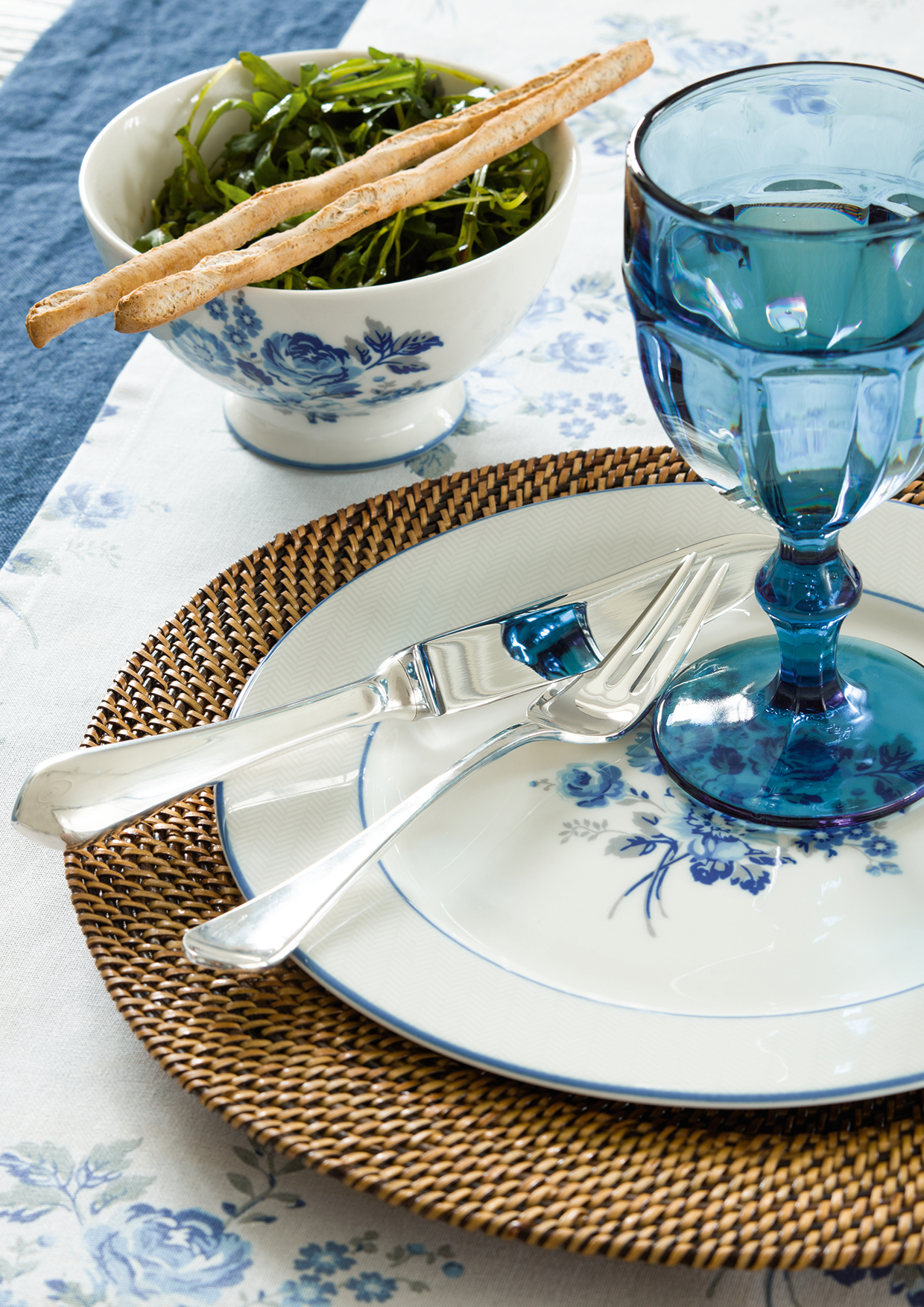 Greengate Teacup Monica dusty blue Becher