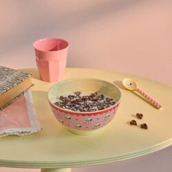 RICE X PEANUTS Melamin Schüssel rosa medium