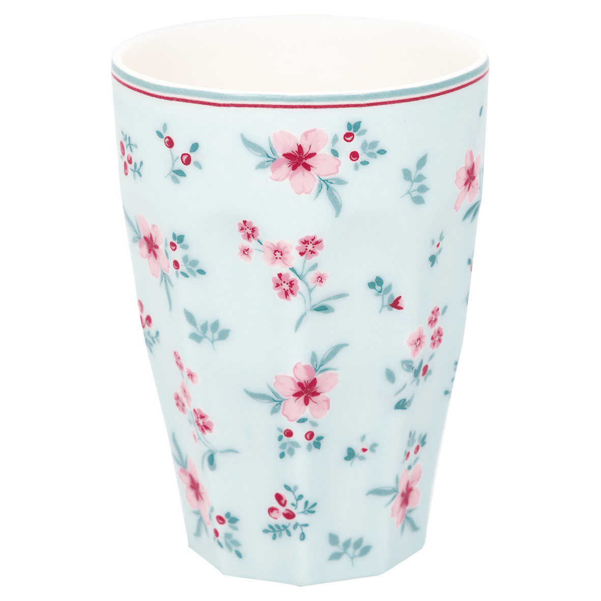 Greengate French Latte Sila pale blue hoher Becher