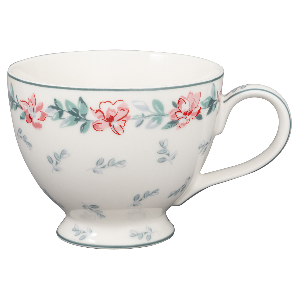 Greengate Teacup Jalia white Becher