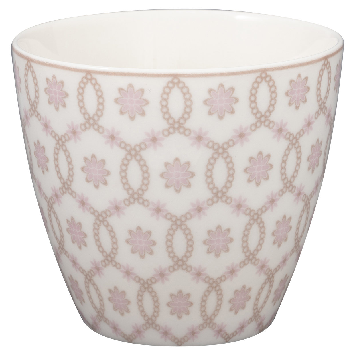 Greengate Lattecup Sina white Trinkbecher ohne Henkel