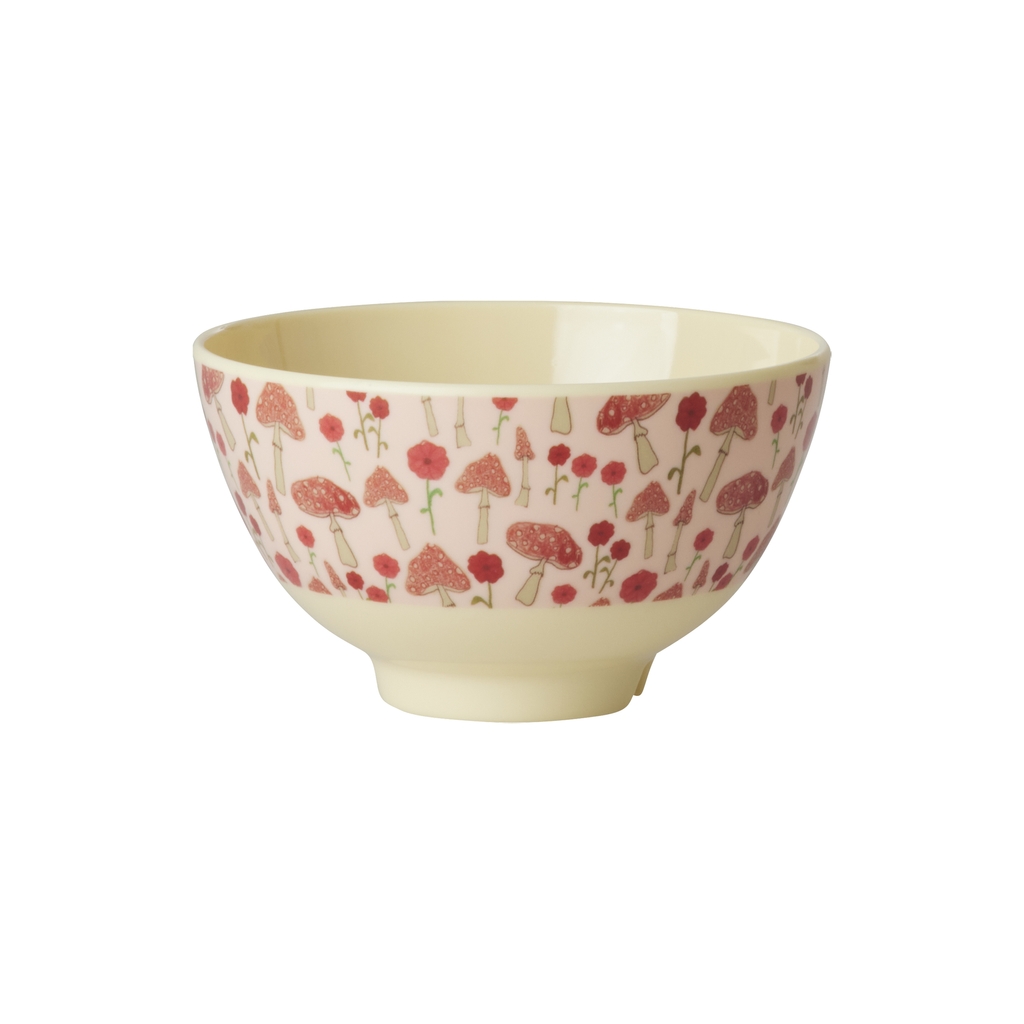 RICE Melamin Schüssel pink Happy Forest small