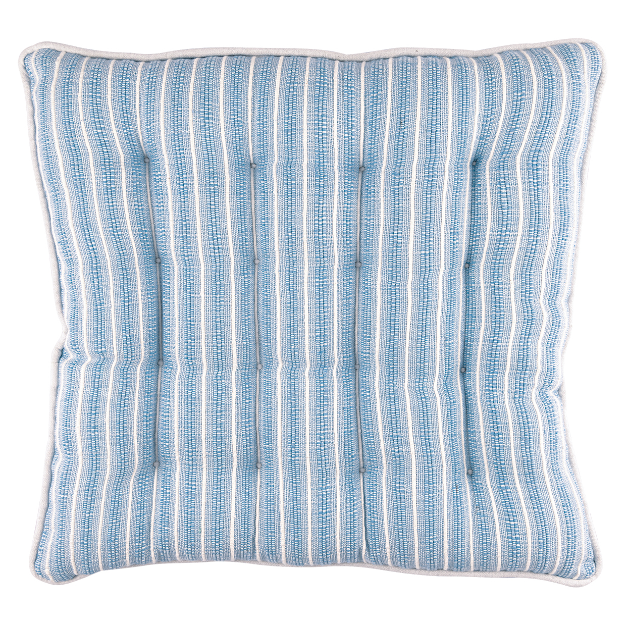 Greengate Sitzkissen/Stuhlkissen Alessia pale blue 40x40 cm zum Festbinden