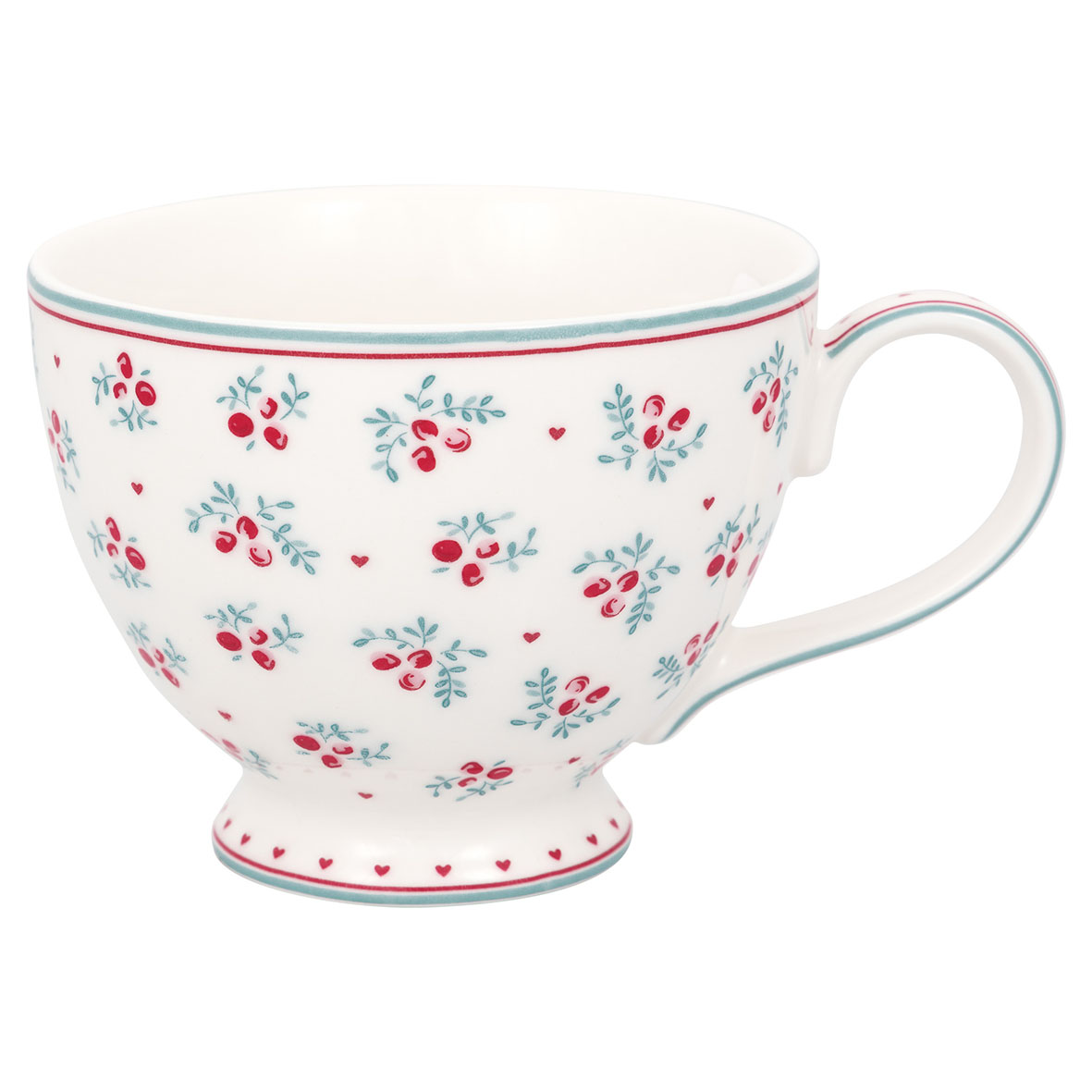 Greengate Teacup Belia white Becher