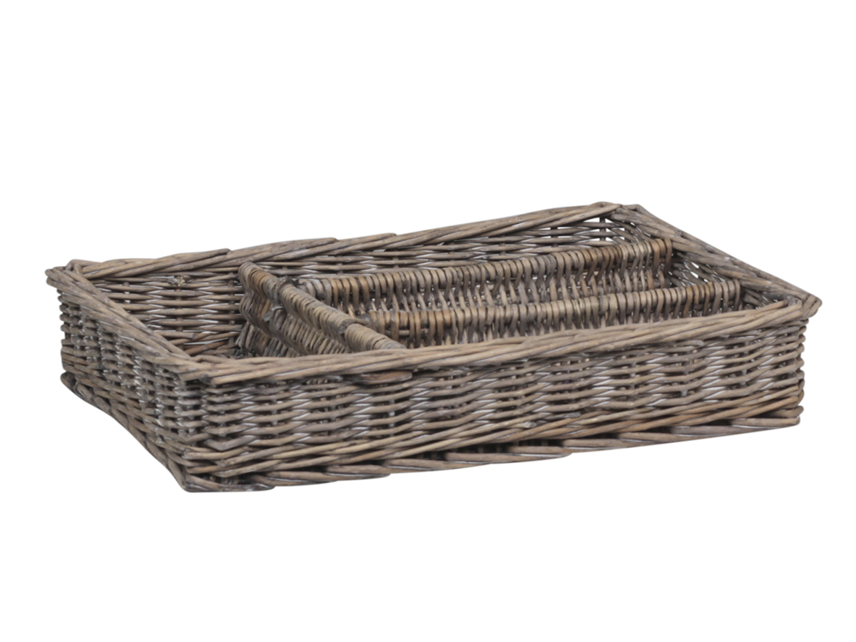 Chic Antique Besteckkorb geflochten