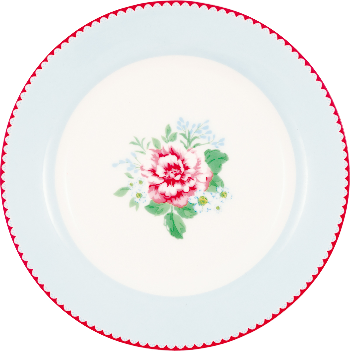 Greengate Frühstücksteller Alivia pale blue