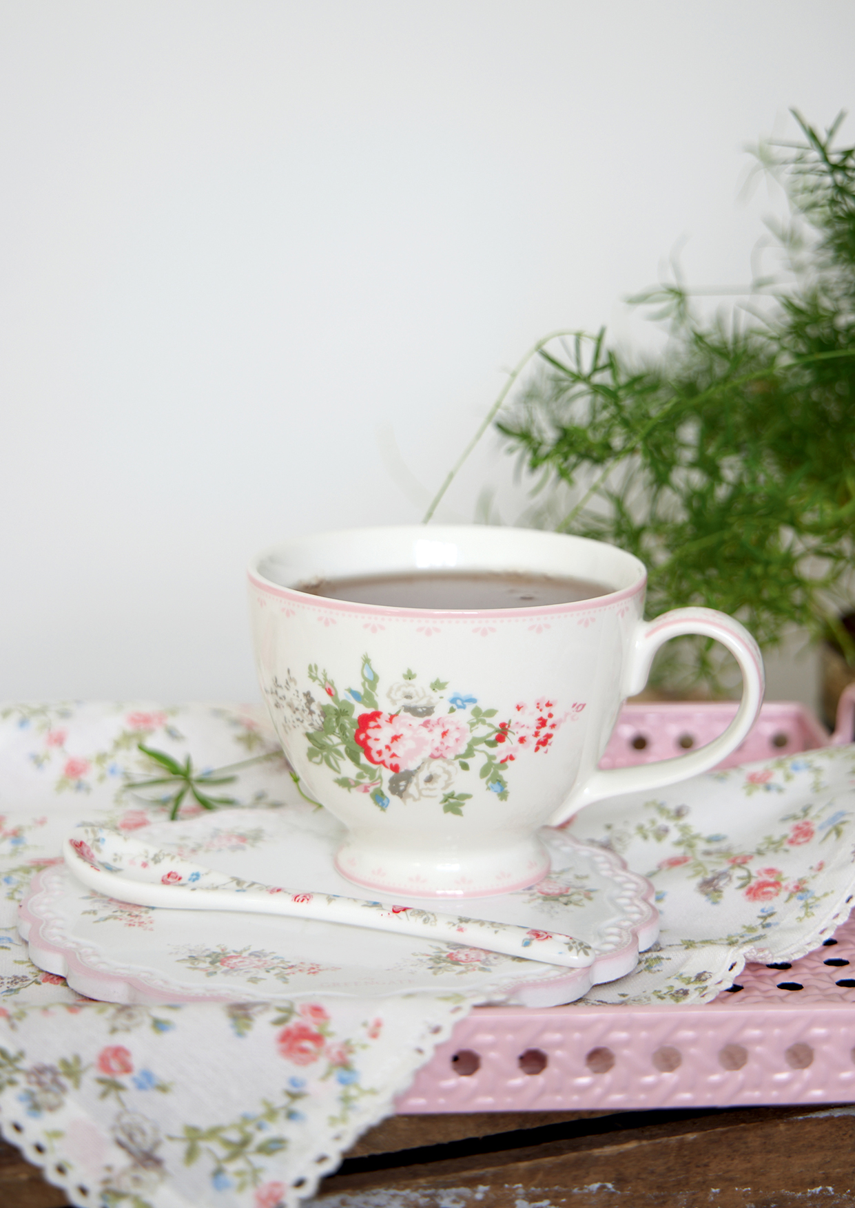 Greengate Teacup Petricia pale pink Becher Limitierte Kollektion