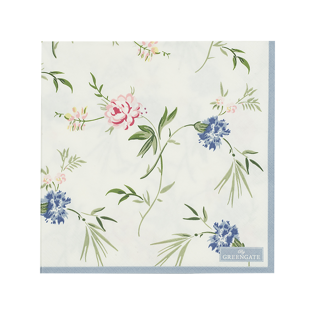 Greengate  Papierserviette Henriette white large 20Stck.