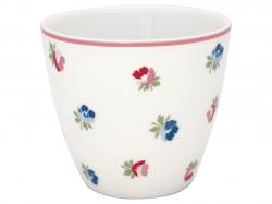 Greengate Lattecup Viola white Trinkbecher ohne Henkel
