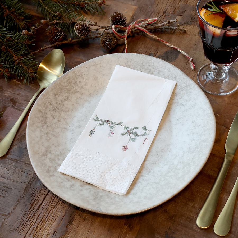 Chic Antique Papierservietten mit Girlanden