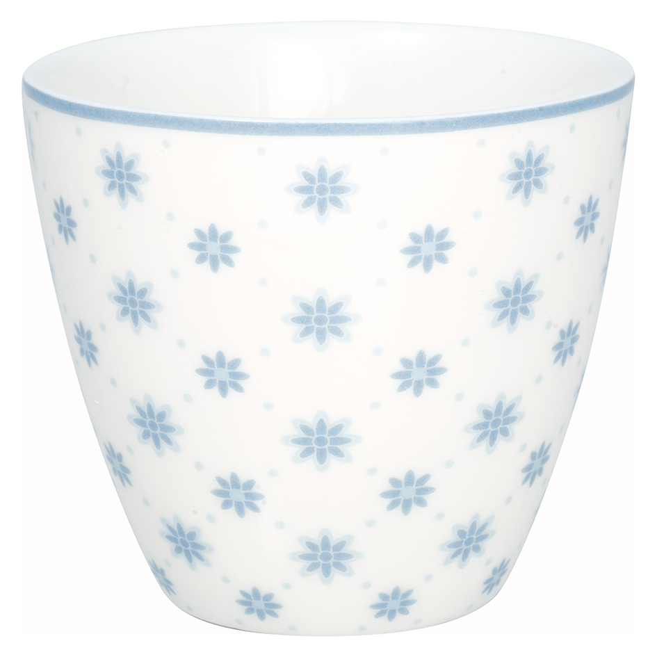 Greengate Lattecup Laurie petite pale blue Trinkbecher ohne Henkel