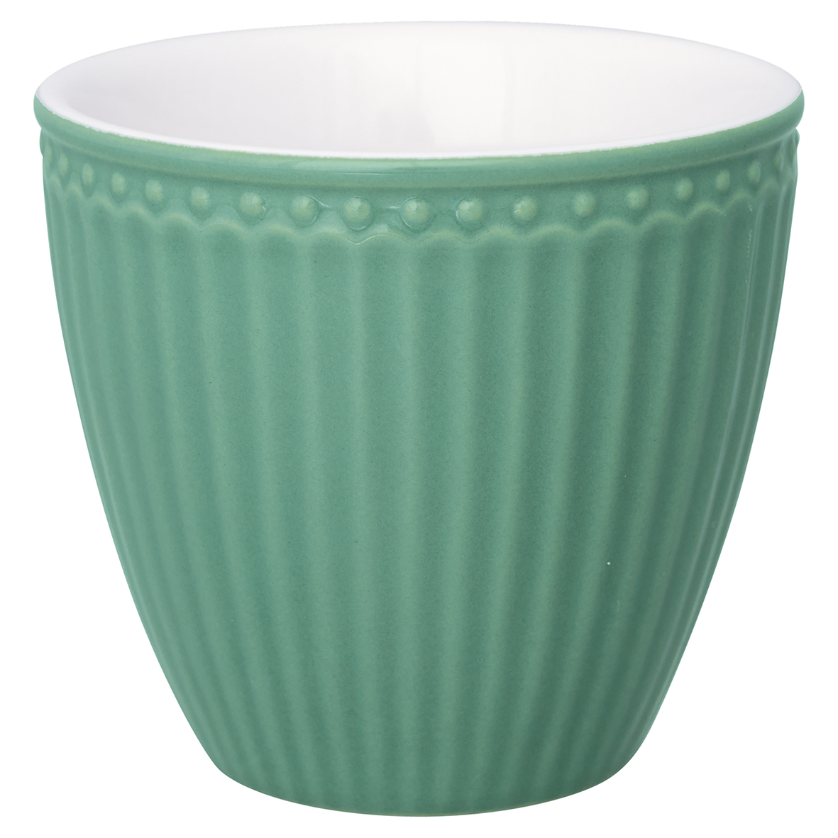 Greengate Lattecup Alice dusty green Everyday Kollektion Becher ohne Henkel