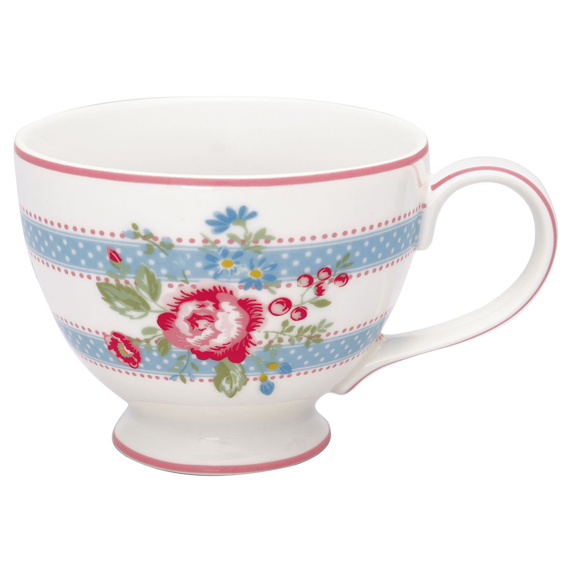 Greengate Teacup Evie white Becher