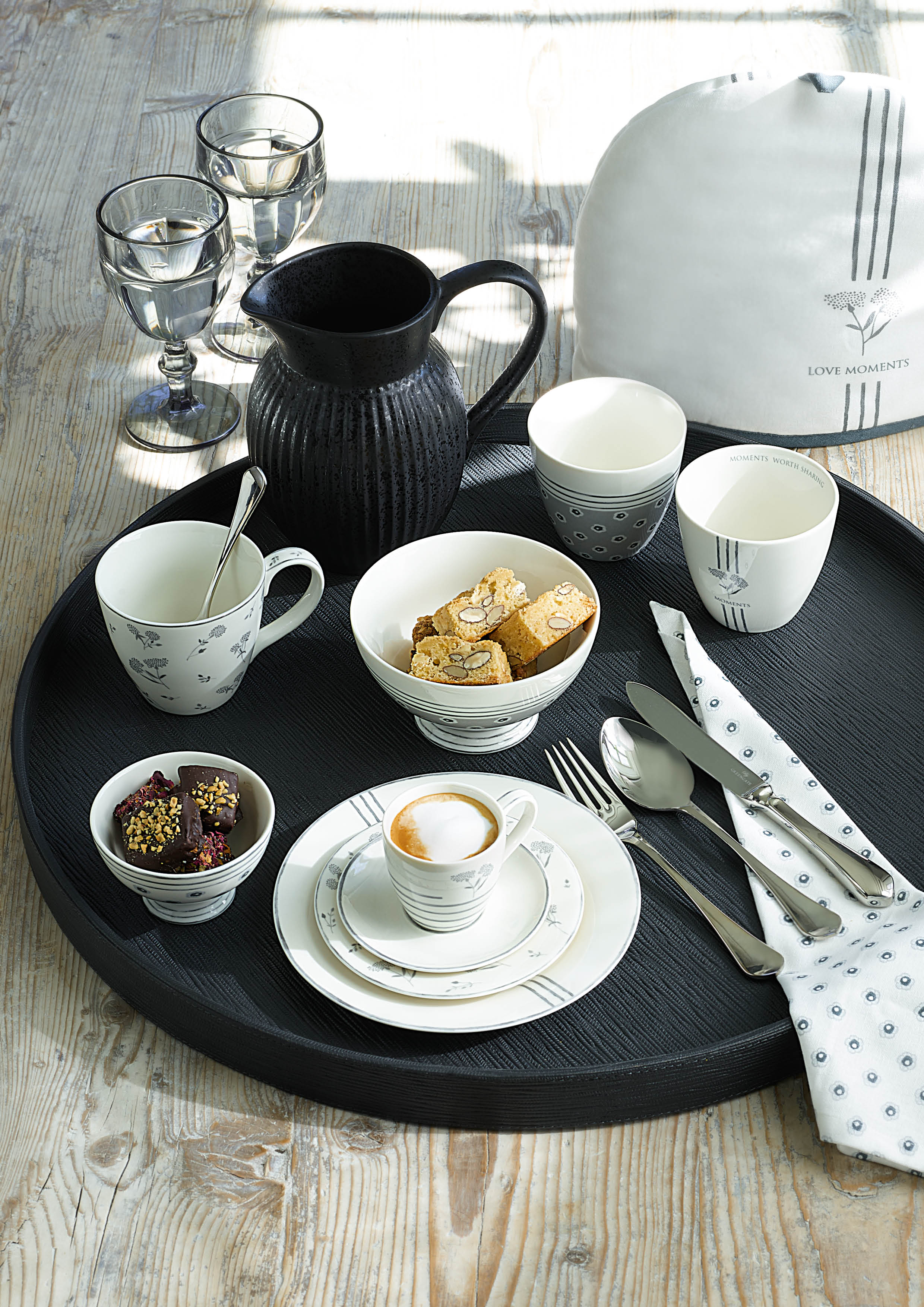Greengate Lattecup Malia grey Trinkbecher ohne Henkel